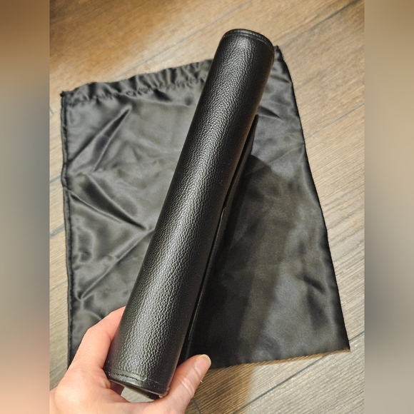 Vintage YSL Black Leather Clutch - Picture 4 of 16